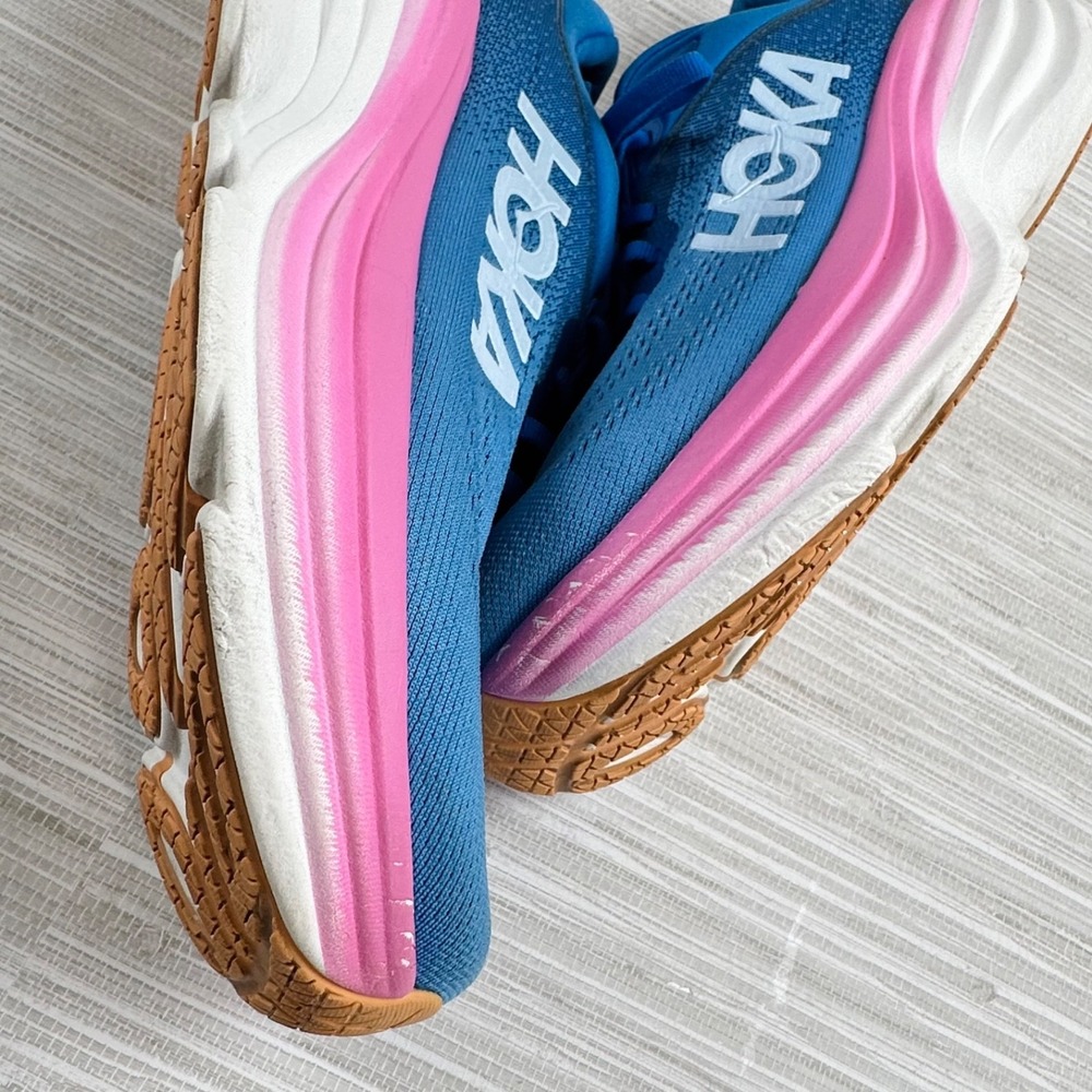 Hoka Bondi 8 Running Shoes Womens 10B Coastal Sky Model 1127952 Sneaker CSAA - Picture 7 of 10